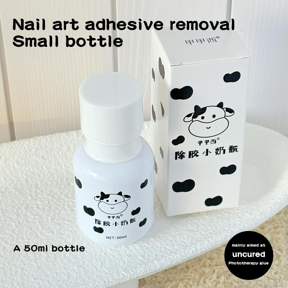 Remove nail glue from small bottles