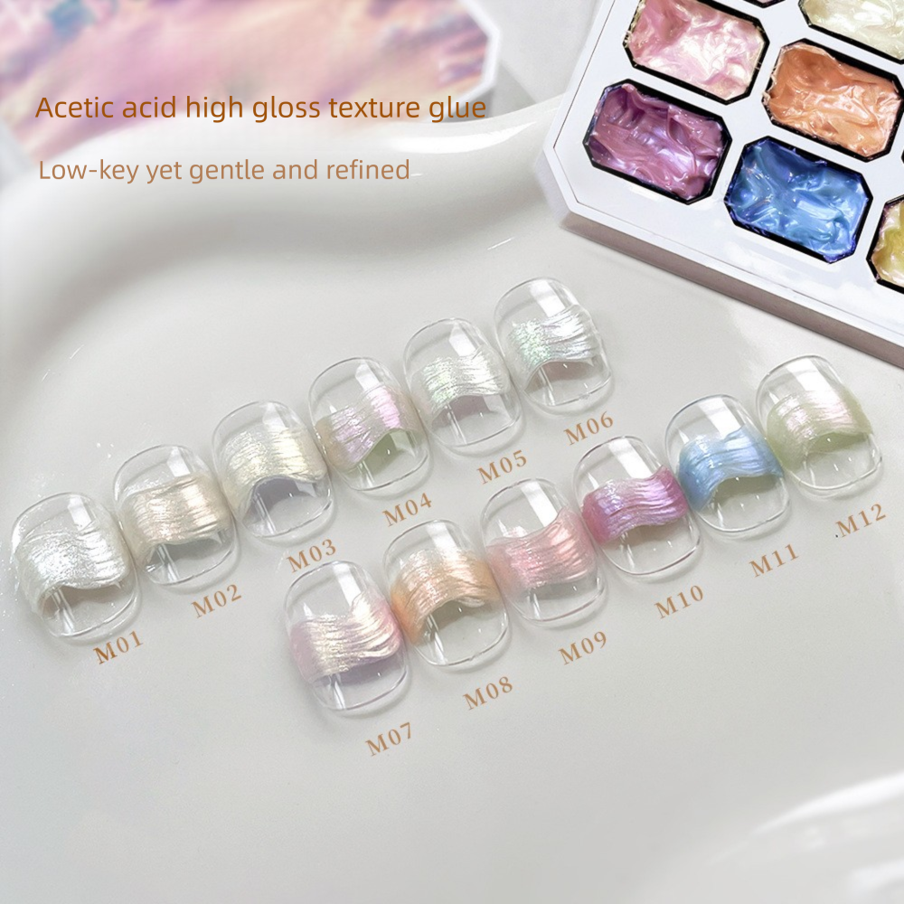 3D High-Gloss Nail Art Texture Gel