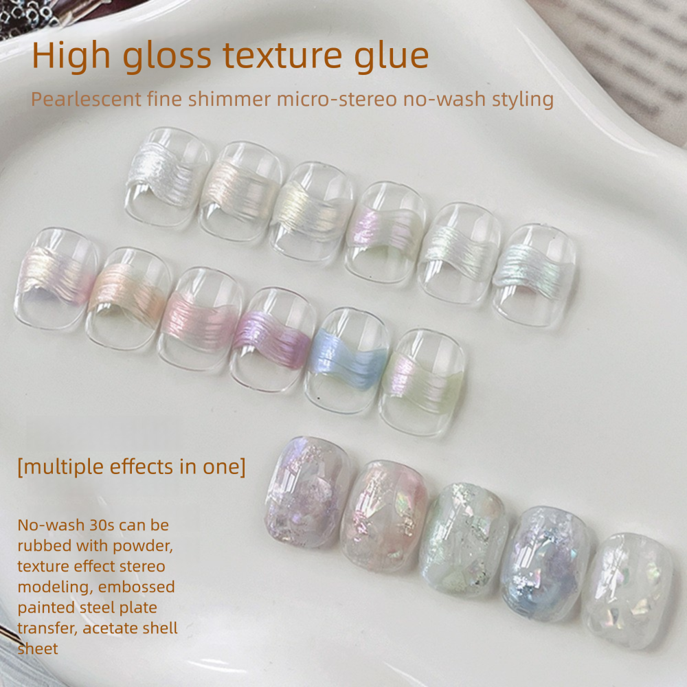 3D High-Gloss Nail Art Texture Gel