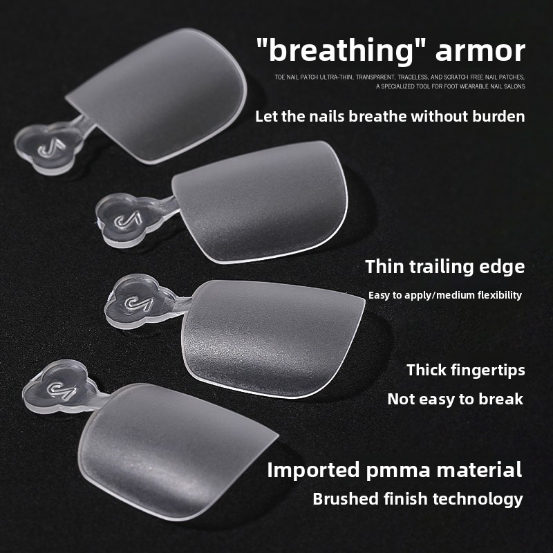 Ultra-Thin Press-On Toenails