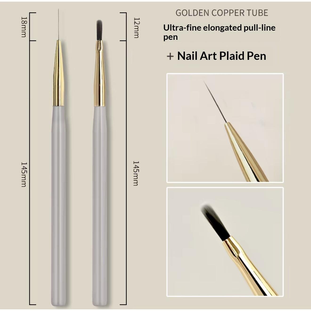 Nail art tool pen, grid pen, line drawing pen, gradient pen