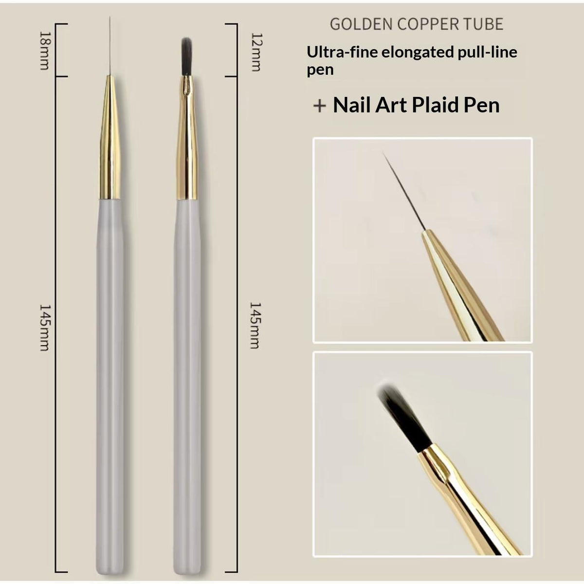 Multi-Function Nail Art Brush Pen Set