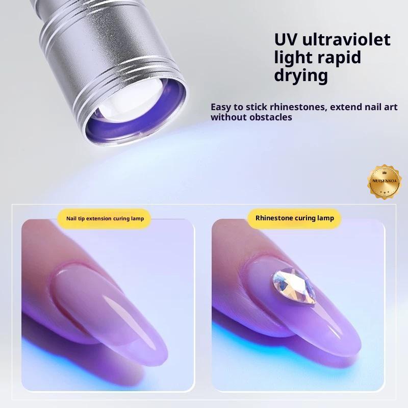 Nail pedal switch straight light