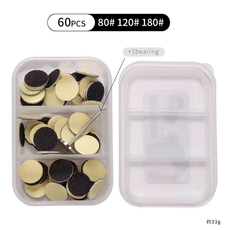 Multi-Grit Nail Sanding Disc Set