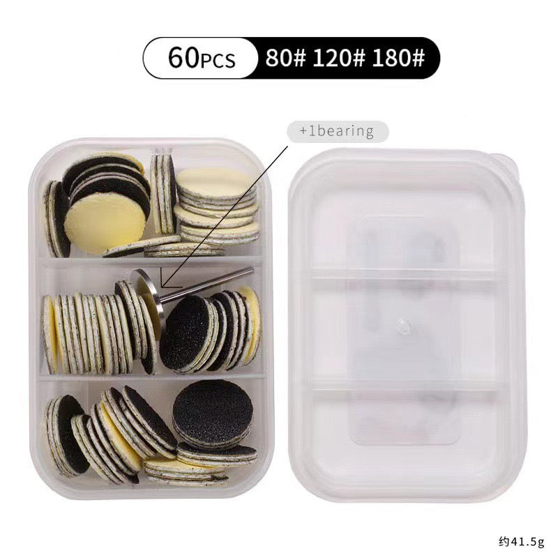 Multi-Grit Nail Sanding Disc Set