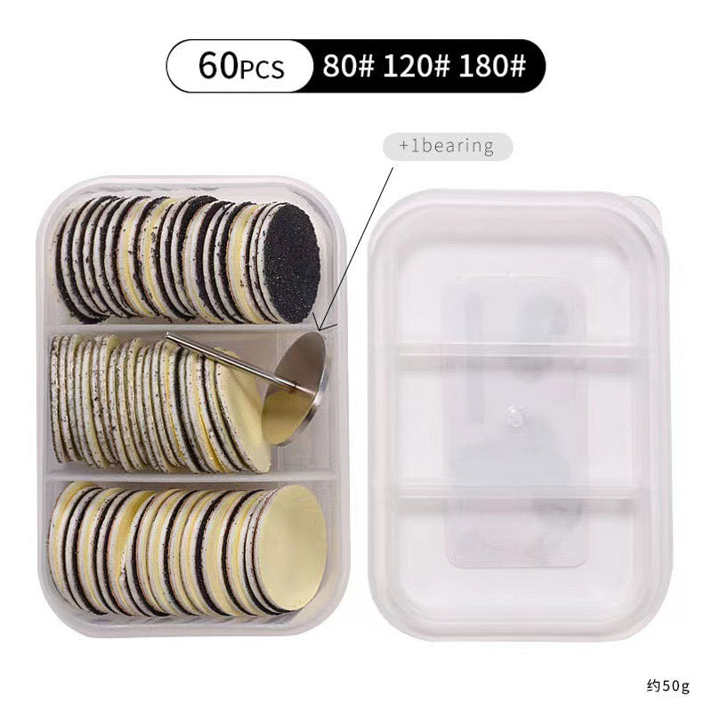 Multi-Grit Nail Sanding Disc Set