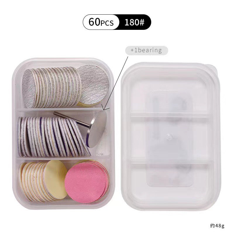 Multi-Grit Nail Sanding Disc Set