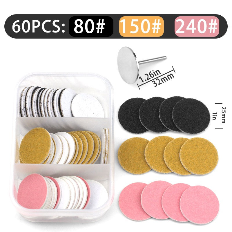 Multi-Grit Nail Sanding Disc Set