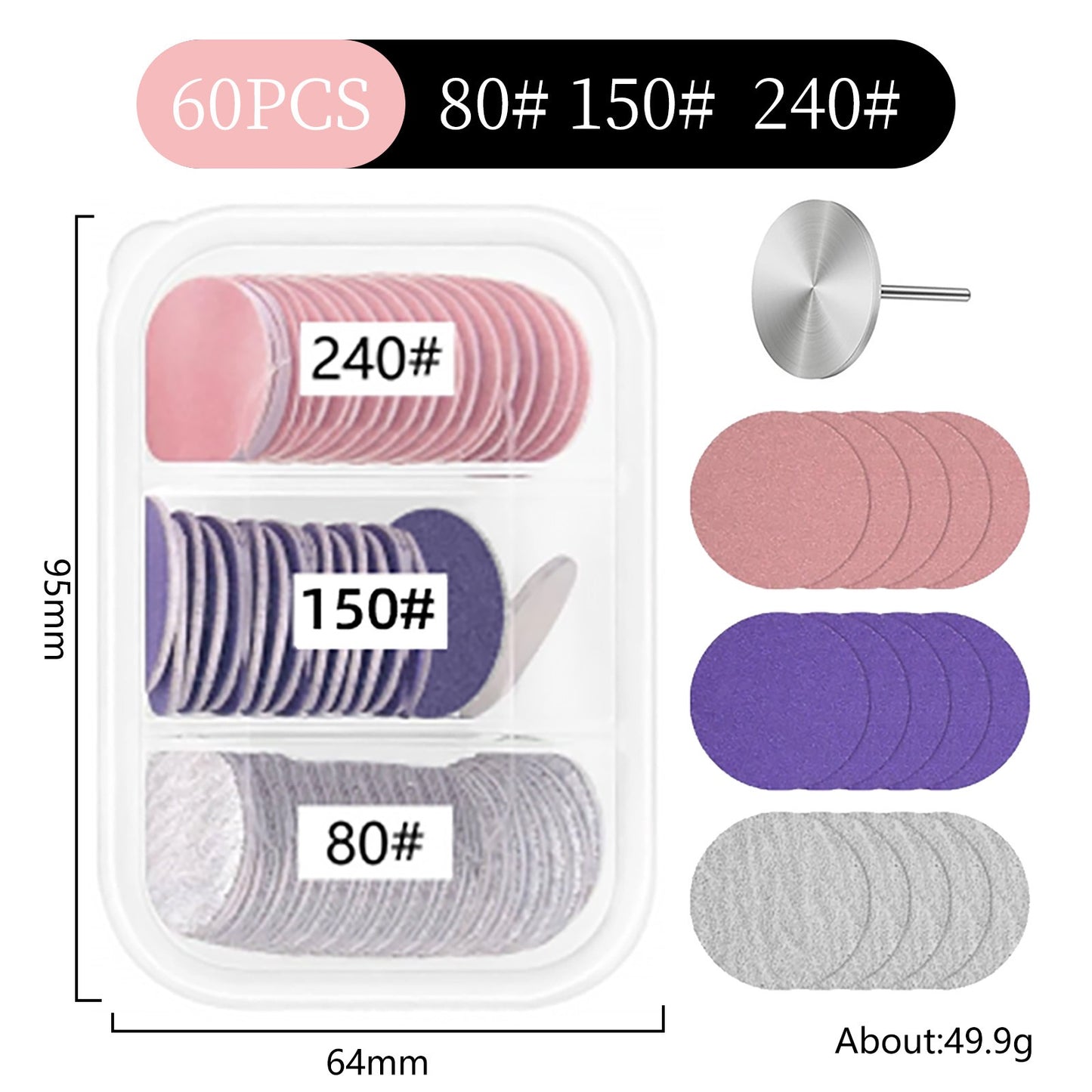 Nail Buffing Sandpaper Set