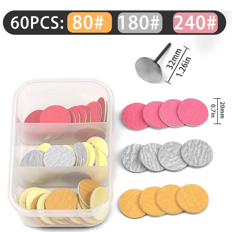 Multi-Grit Nail Sanding Disc Set
