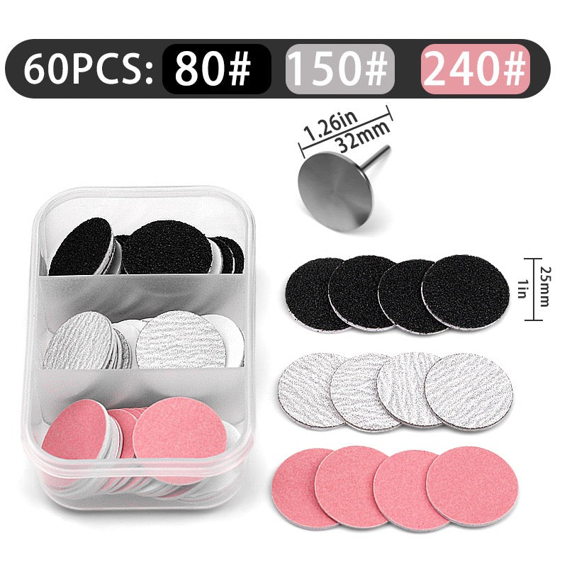 Multi-Grit Nail Sanding Disc Set