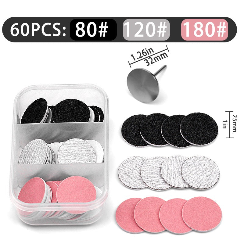 Multi-Grit Nail Sanding Disc Set