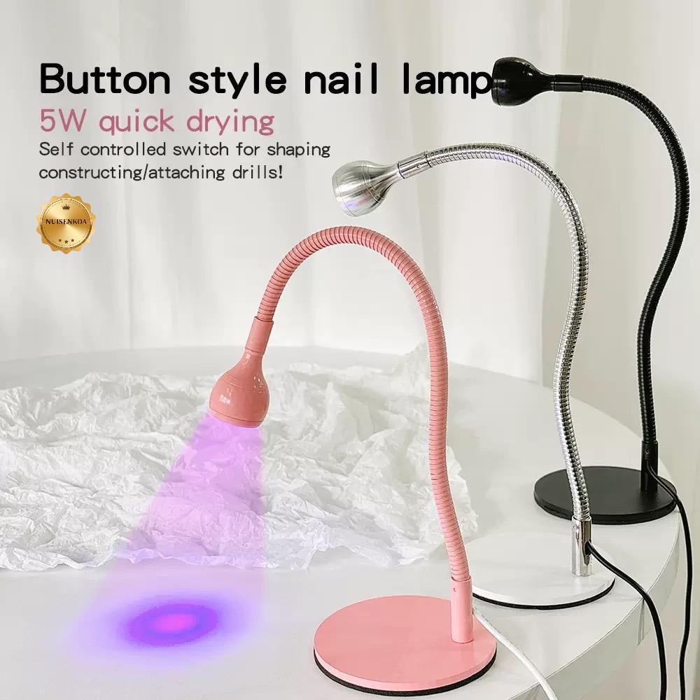 Nail pedal switch straight light