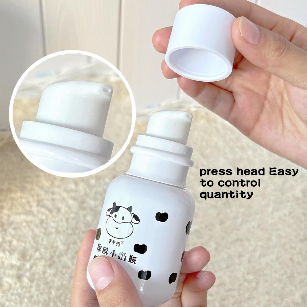 Remove nail glue from small bottles