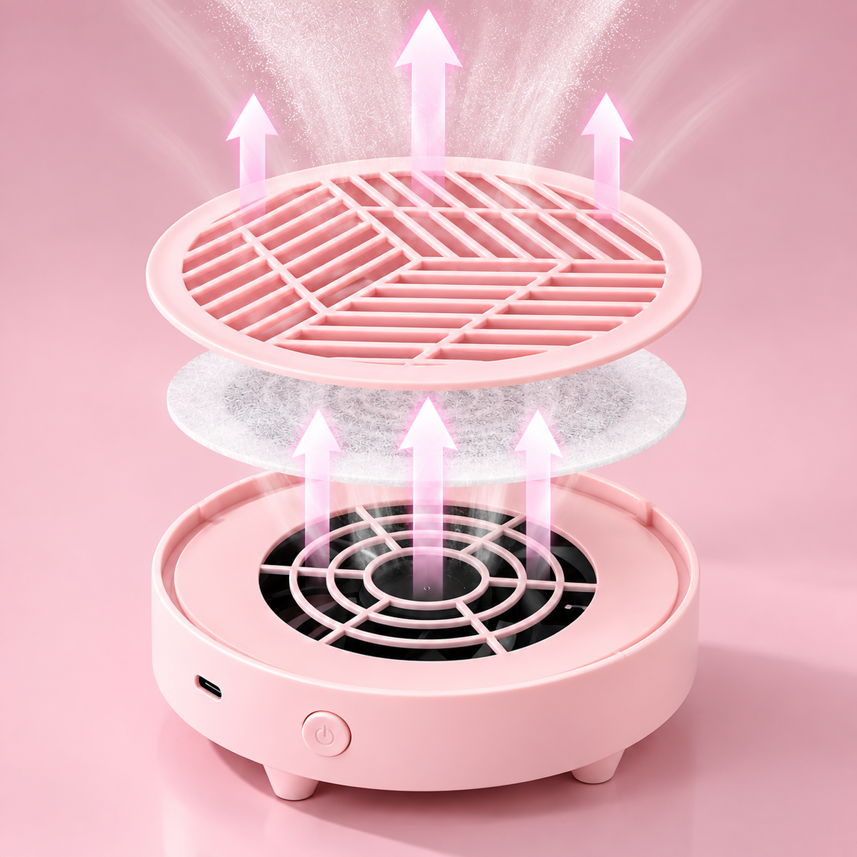 Mini Portable Nail Dust Collector