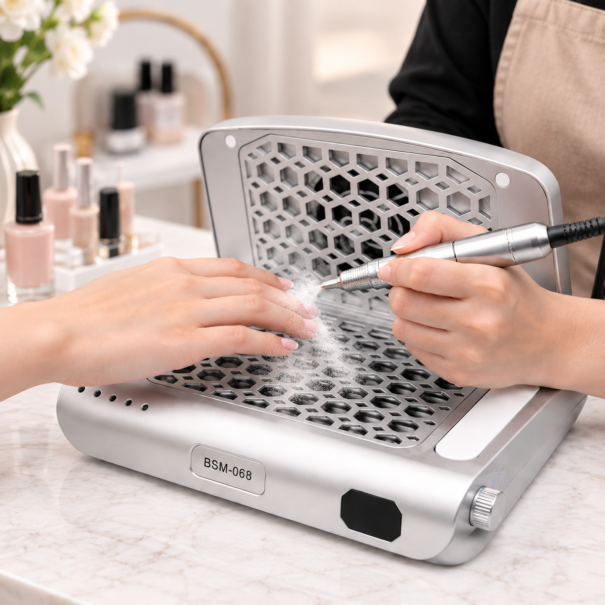 Professional Foldable Dual-Fan Nail Dust Collector