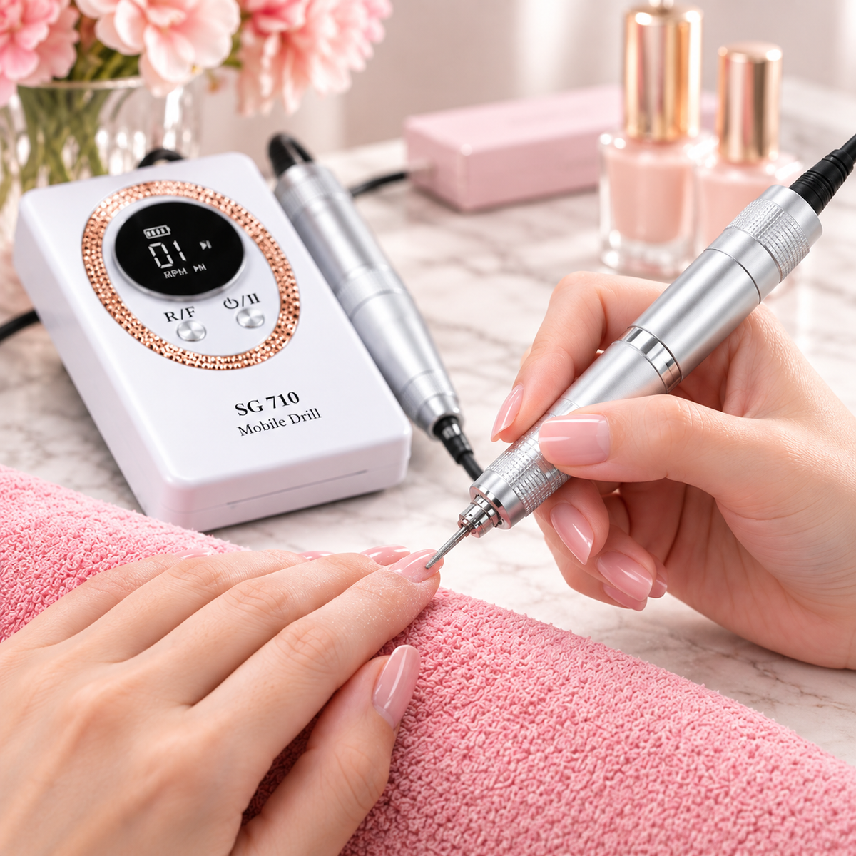 Professional Rechargeable Electric Nail Drill