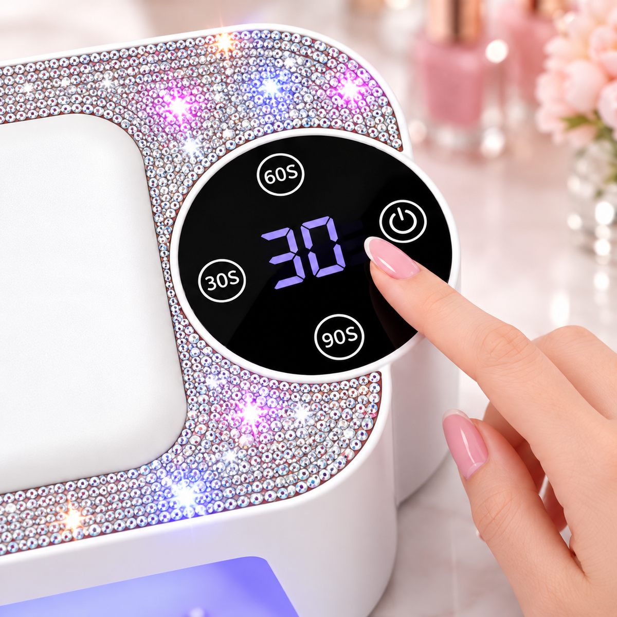 Professional Cordless UV LED Nail Lamp with Hand Rest