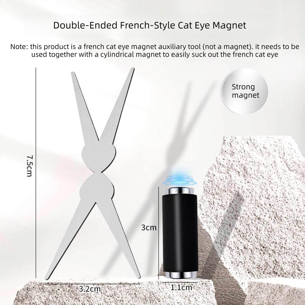 Large Powerful Cat Eye Nail Magnet