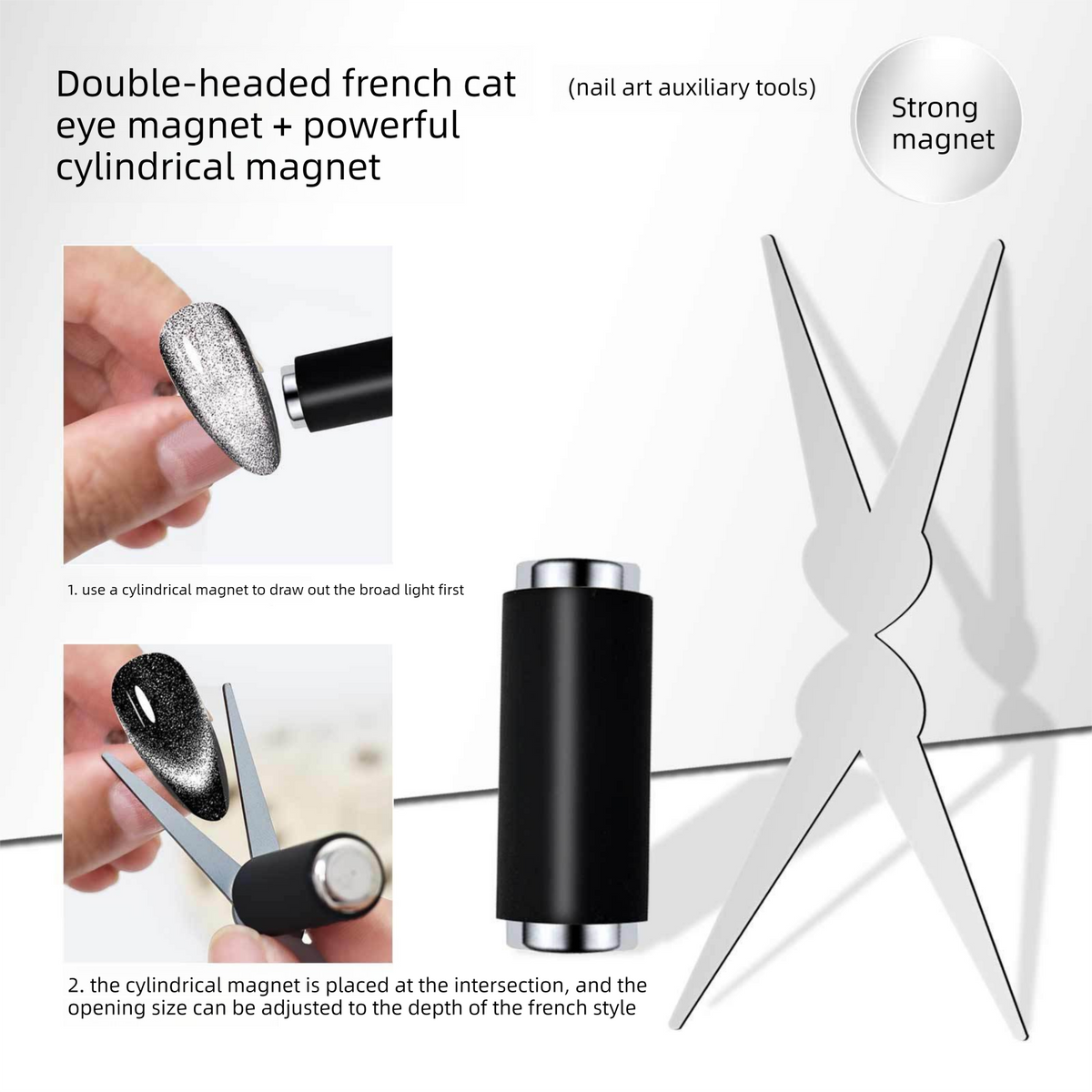 Large Powerful Cat Eye Nail Magnet